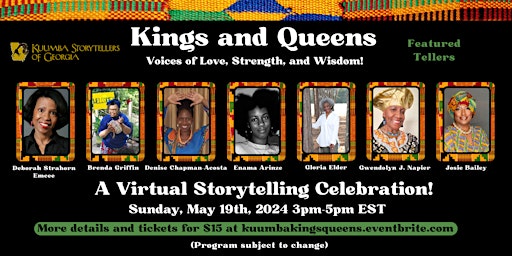 Hauptbild für Kings and Queens:  Voices of Love, Strength, and Wisdom!