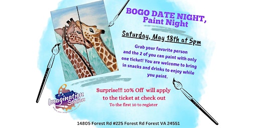 Hauptbild für BOGO Date Night, Paint Night