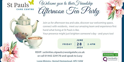 Imagem principal do evento Afternoon Friendship Tea Party