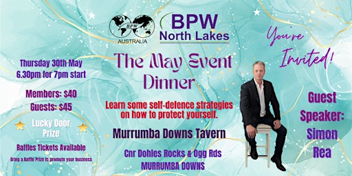Imagem principal de BPW North Lakes - The May Event - Say NO to Domestic Violence