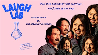 Vida Slayman Hosts Laugh Lab May 13th