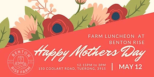 Primaire afbeelding van Mothers Day Lunch at Benton Rise Farm
