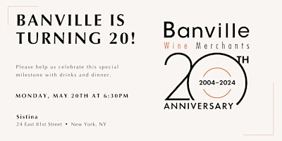 Hauptbild für Banville Wine Merchants 20th Anniversary