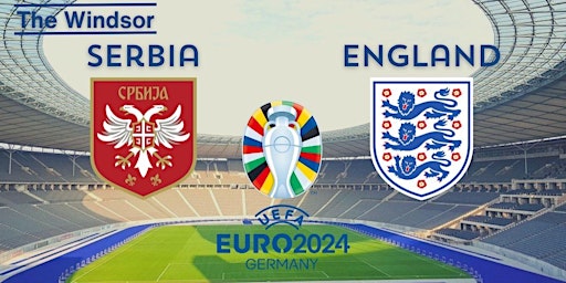 Imagem principal do evento Serbia V England Euro 2024 Fanzone Box2Box Bar, Rkix Performance Centre