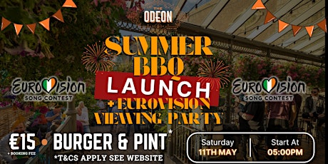 BBQ Launch + Eurovision Viewing Party!