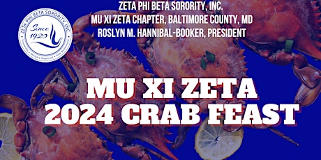 Mu Xi Zeta 2024 Crab Feast
