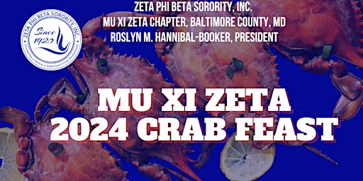 Imagem principal do evento Mu Xi Zeta 2024 Crab Feast