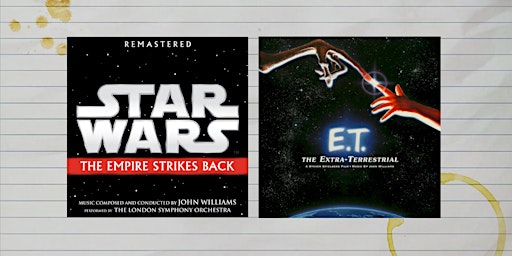 Imagem principal do evento Writing to music from... The Empire Strikes Back + E.T.