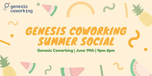 Primaire afbeelding van Genesis Coworking Summer Social