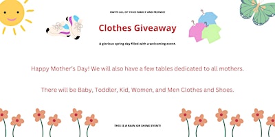 Clothes Giveaway primary image