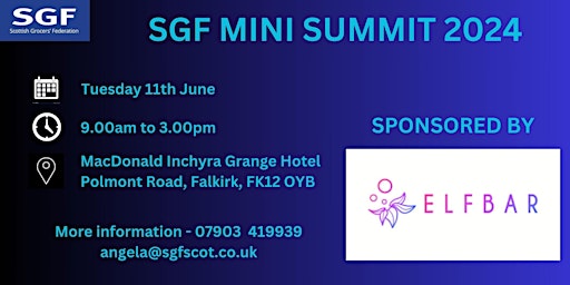 Imagem principal do evento SGF Mini Summit 2024