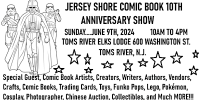 Jersey Shore Comic Book Show 10th Anniversary primary image