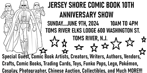 Hauptbild für Jersey Shore Comic Book Show 10th Anniversary