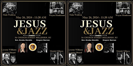 Primaire afbeelding van Jesus and Jazz feat Mala Waldron Trio w Wayne Henderson
