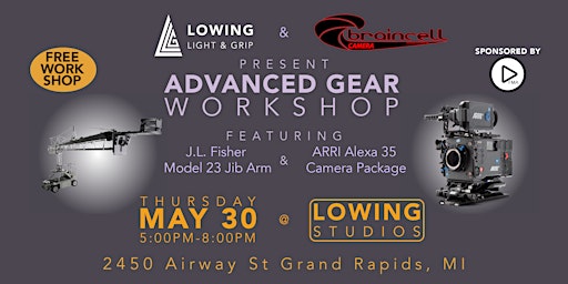 Imagem principal do evento ADVANCED GEAR WORKSHOP - Model 23 Jib & Alexa 35