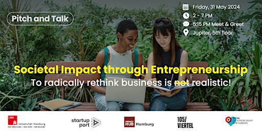Image principale de Societal Impact through Entrepreneurship