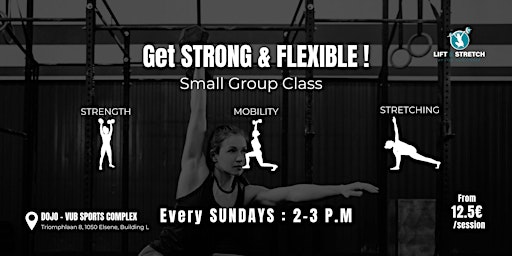 Imagem principal do evento Get Strong and Flexible ! Small Group Coaching