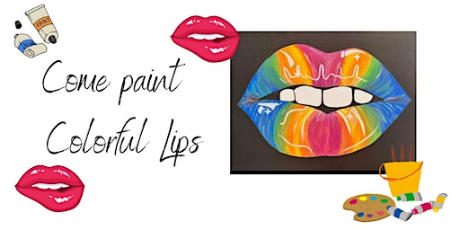 Colorful  lips painting primary image