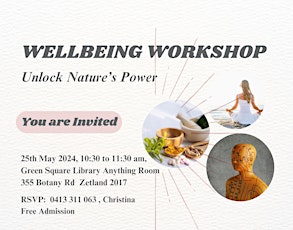 Unlocking Nature's Power: A Wellbeing Workshop