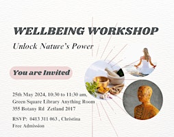 Unlocking Nature's Power: A Wellbeing Workshop primary image