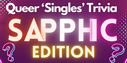 Primaire afbeelding van Questionable -SAPPHIC EDITION Queer Singles Trivia