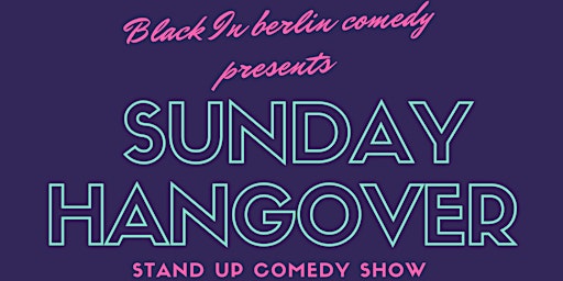 Sunday Hangover comedy show  primärbild