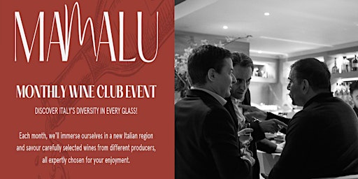 Hauptbild für Monthly Wine Tasting Event: Discover Italy's Diversity in Every Glass!