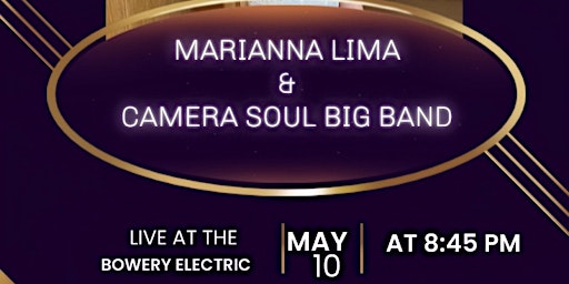 Imagem principal do evento Marianna Lima & Camera Soul Big Band
