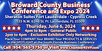 Hauptbild für Broward County Business Expo & Conference 2024