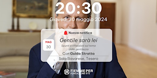 Hauptbild für Gentile sarà lei - Serata con Guido Stratta