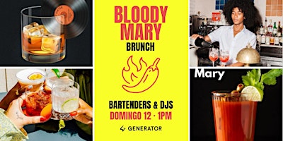 Imagem principal do evento Bloody Mary Brunch - Generator