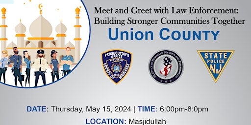 Primaire afbeelding van Meet & Greet with Law Enforcement-Building Stronger Communities Together