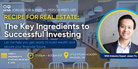 Recipe for Real Estate Investing