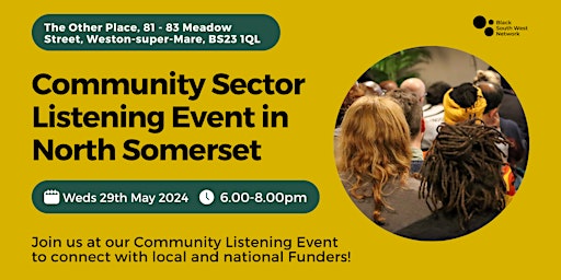 Community Sector Listening Event in North Somerset primary image