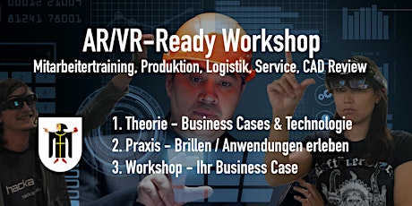 Hauptbild für AR/VR - Ready Workshop für die Industrie. Edition München. 8.Nov.