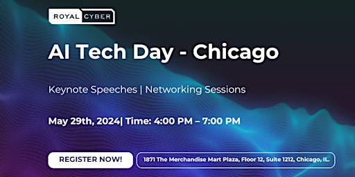 Hauptbild für In Person Event : AI Tech Day - Chicago