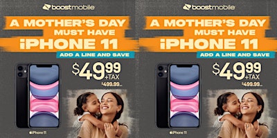 Celebrate Mother's Day with Boost Mobile primary image