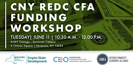 CNY REDC CFA Funding Workshop primary image
