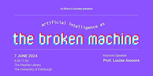 Imagem principal do evento AI as the Broken Machine