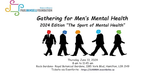 Primaire afbeelding van Gathering for Men's Mental Health  - The Sport of Mental Health