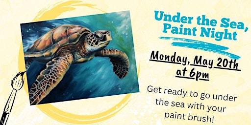 Imagem principal do evento Under the Sea, Paint Night