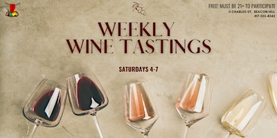 Imagem principal do evento Weekly Wines and More: Free Tastings at DeLuca's Beacon Hill!