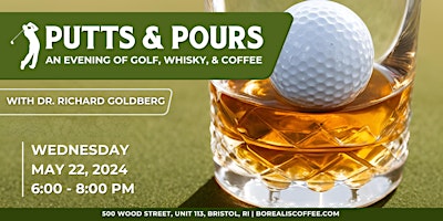 Imagem principal do evento Putts & Pours: An Evening of Golf, Whisky, and Coffee