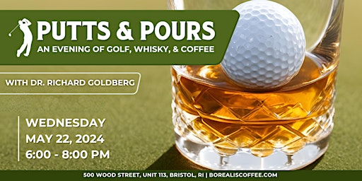 Imagem principal do evento Putts & Pours: An Evening of Golf, Whisky, and Coffee