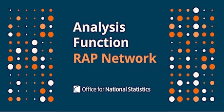 Analysis Function Reproducible Analytical Pipeline (RAP) network meet-up primary image