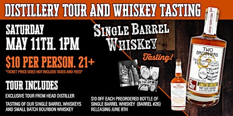 Two Brothers Whiskey Tasting and Exclusive Distillery Tour