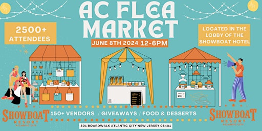 Imagem principal do evento Atlantic City Flea Market: Hosted at Showboat Hotel