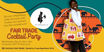 Primaire afbeelding van Fair Trade Cocktail Party @ Ecodunia