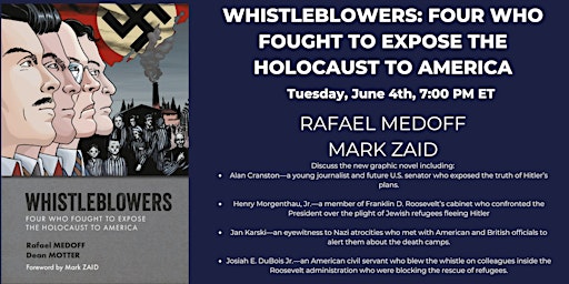 Imagem principal do evento Whistleblowers: Four Who Fought to Expose the Holocaust to America