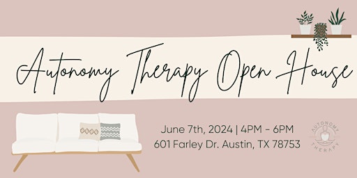 Autonomy Therapy Open House primary image